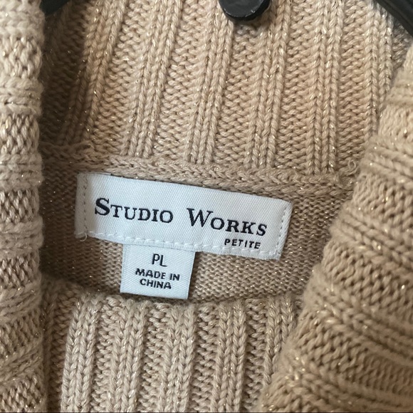 NWT Studio Works Turtleneck Sweater - Picture 3 of 5
